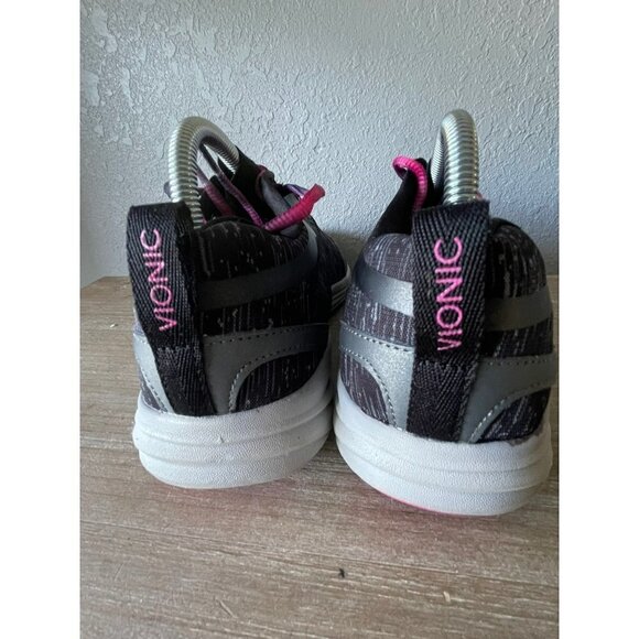 VIONIC shoes WOMENS running sneaker low top lace up size 10 sneakers color black - Picture 3 of 6